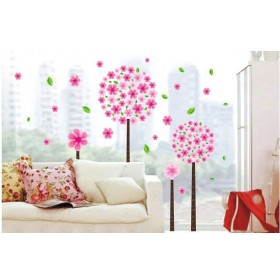 Pandora Pink Flowers Removable Wall Decals